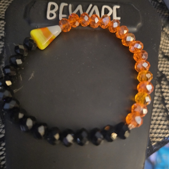 Glass Crystals/Beads Candy Corn Bracelets set of 2! - Picture 8 of 14